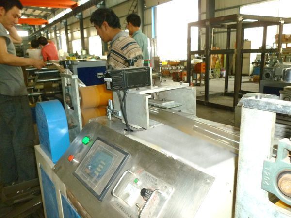 廣東客戶微噴帶生產線驗收現場（chǎng）